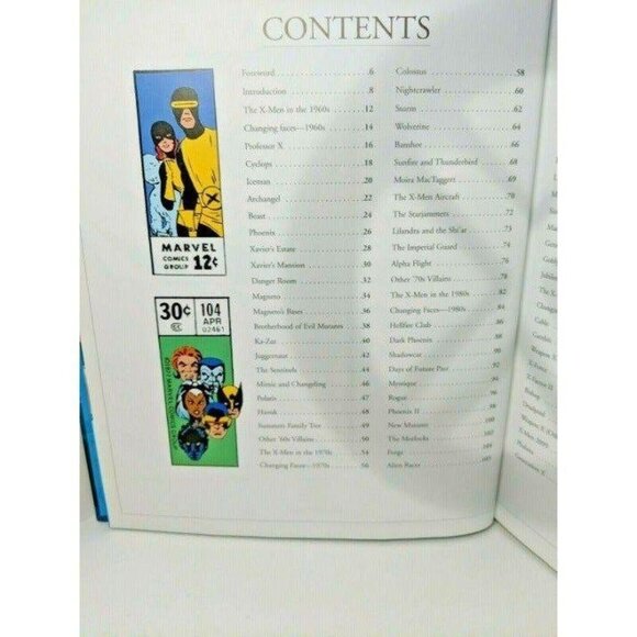 Marvel X-Men by Peter Sanderson Book 2006 Like New Collector - Picture 7 of 8